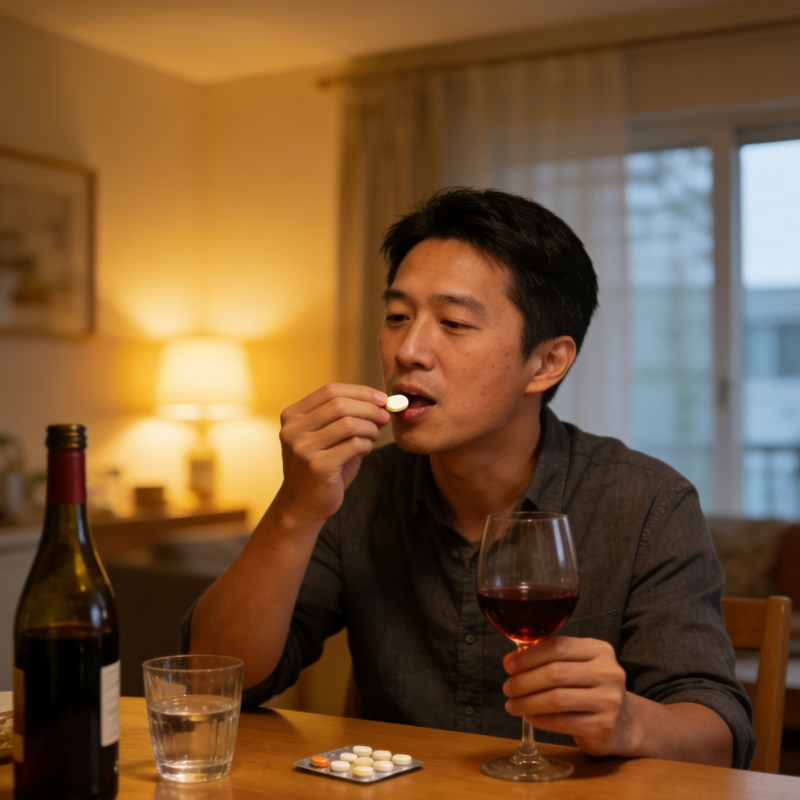 喝酒服用威而鋼