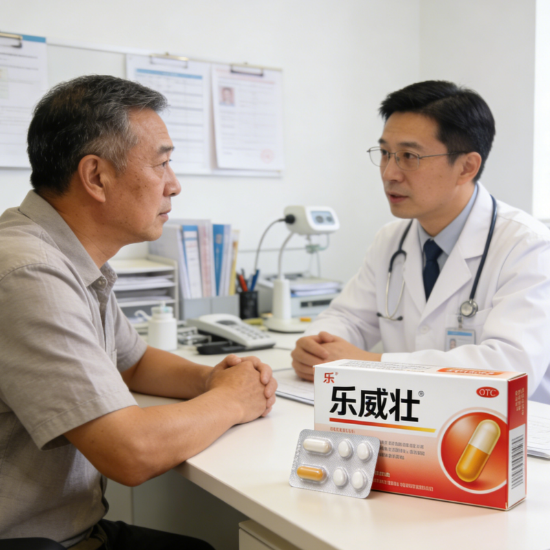 中老年男性使用樂威壯