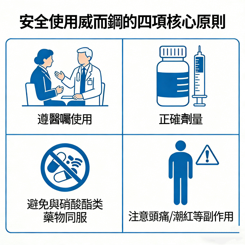 安全使用威而鋼