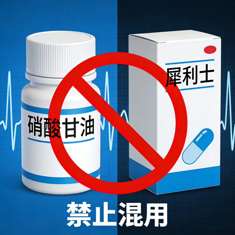 硝酸甘油與犀利士禁止混用