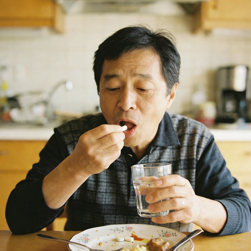 飯後服用必利勁