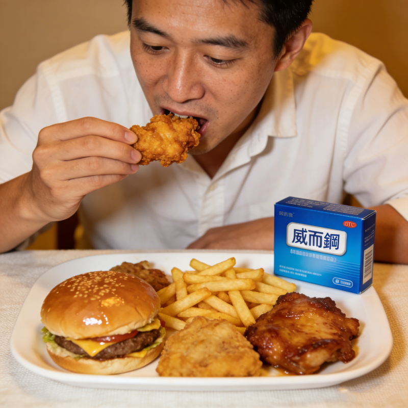 威而鋼受高脂飲食影響極大