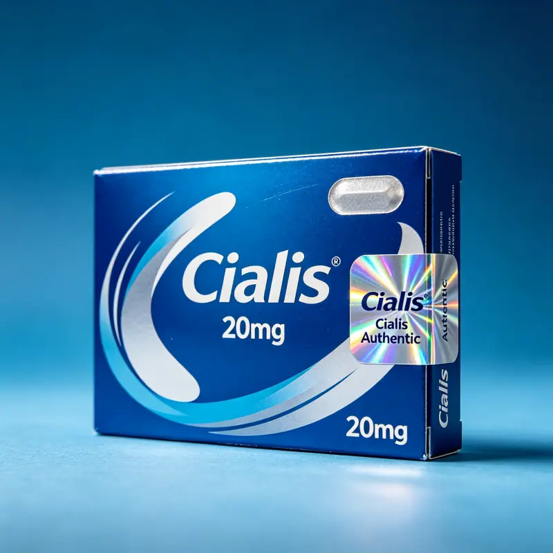 原廠犀利士 Cialis 20mg 包裝圖,具備防偽雷射標籤
