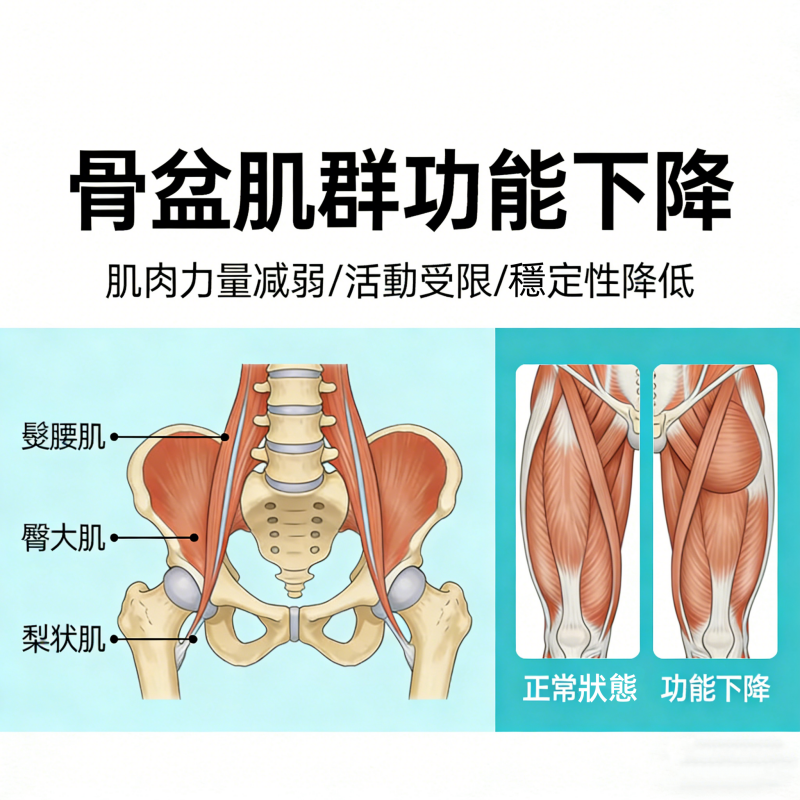 骨盆肌群功能下降