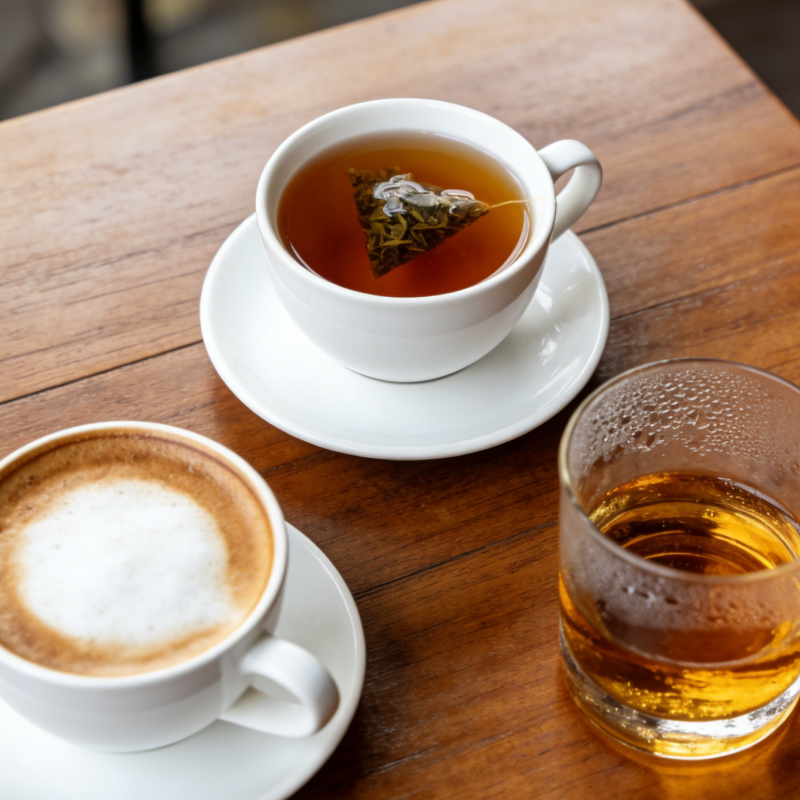 咖啡、茶、酒精攝取過多