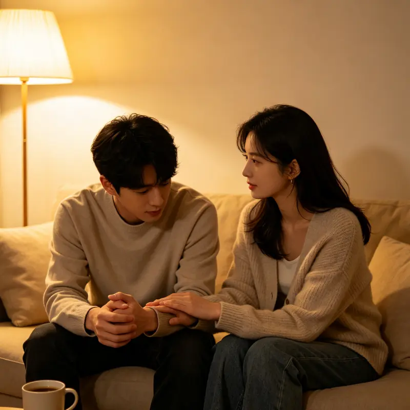情侶間針對性表現焦慮的親密溝通場景