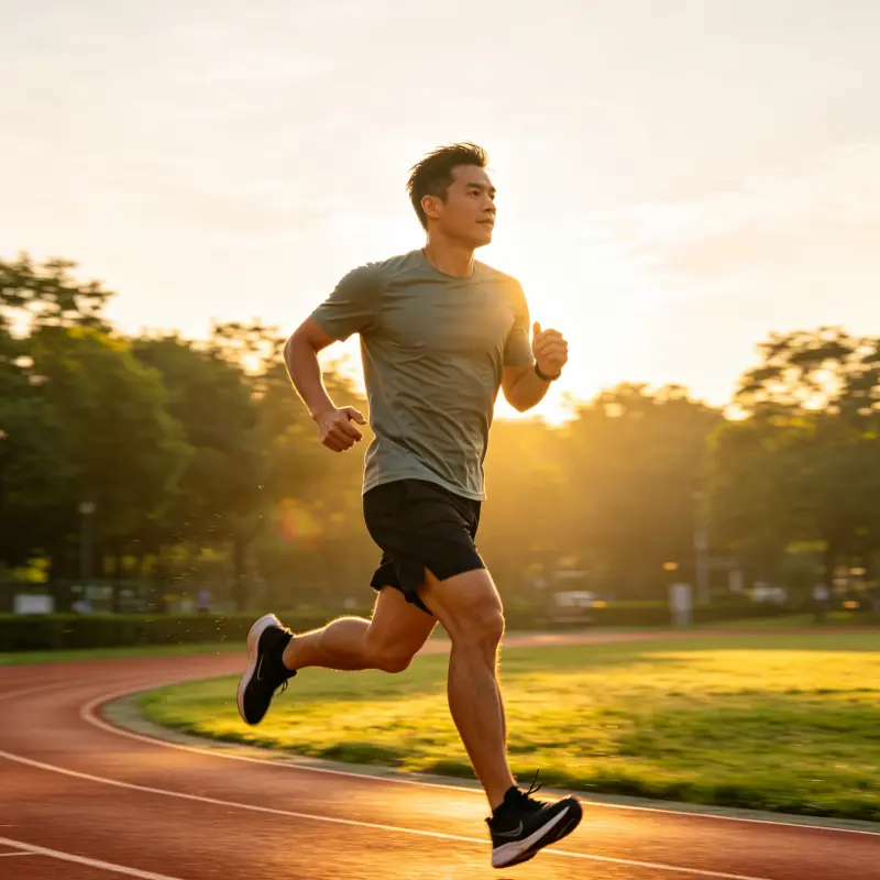 男性恢復體力運動與健康生活方式