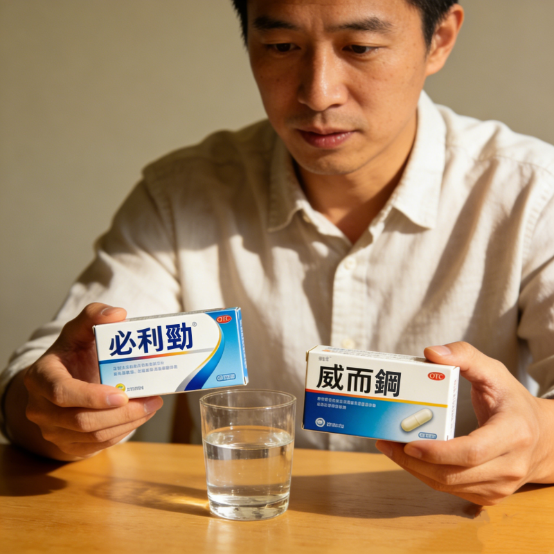 威而鋼與必利勁一起服用