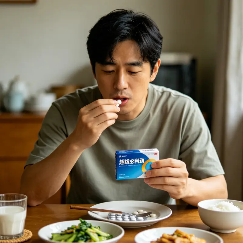 空腹服用雙效必利勁