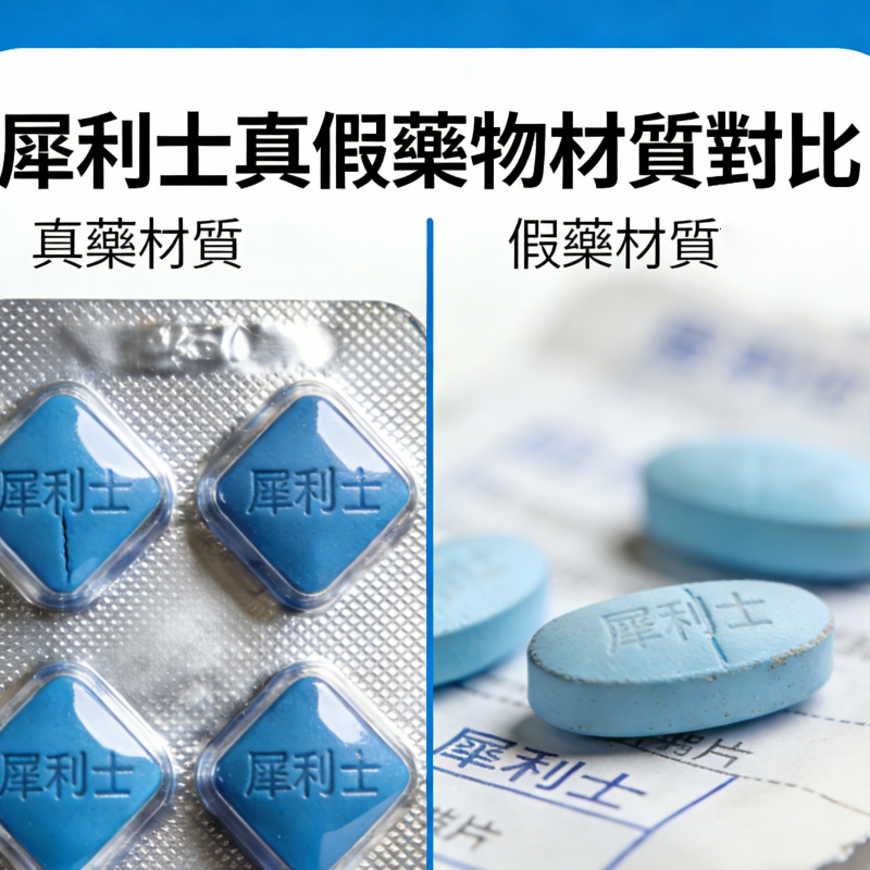 犀利士真假藥物對比