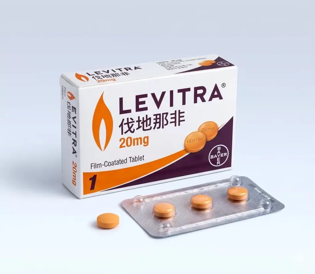 樂威壯伐地那非藥錠外觀與完整包裝