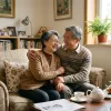 中老年夫婦重獲親密關係示意圖