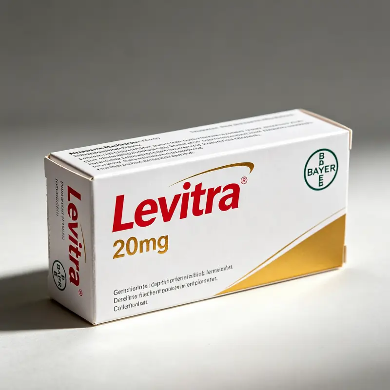 樂威壯 Levitra 20mg 德國拜耳原廠包裝展示圖