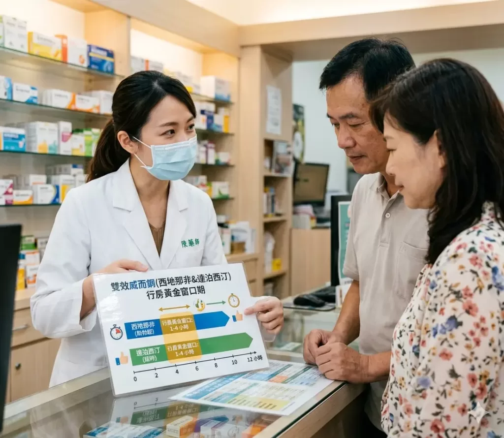藥師說明雙效威而鋼西地那非與達泊西汀成分的黃金行房窗口期