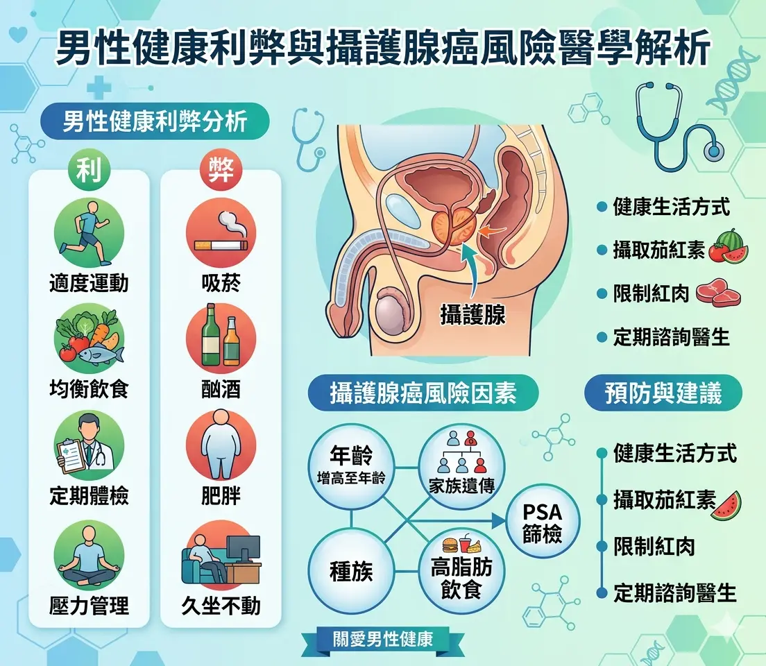 手淫對男性健康利弊與攝護腺癌風險醫學解析