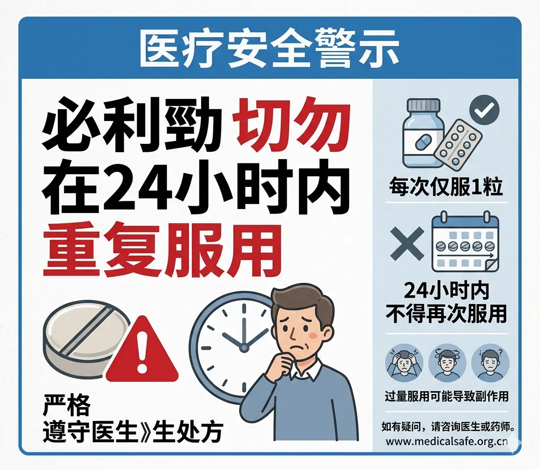 必利勁忘記吃時的應對指南：切勿在24小時內重複服用雙倍劑量