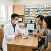 藥師說明樂威壯伐地那非與伴侶行房時的用藥安全性與防偽包裝