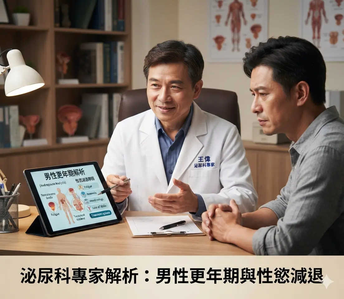 泌尿科專家解析男性更年期癥狀與性慾減退原因