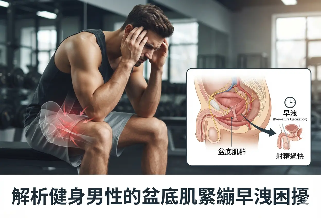 解析健身男性的盆底肌緊繃早洩困擾