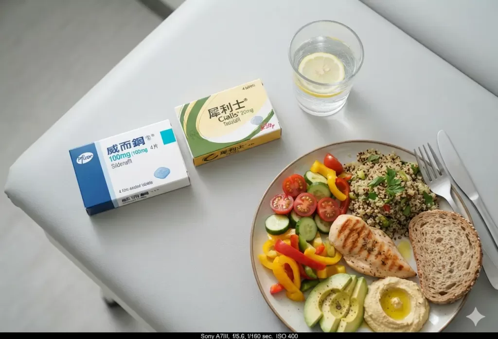 康馨馨藥局解析犀利士與飲食與勃起功能的關聯，他達拉非藥物與空腹及高脂肪食物吸收機轉