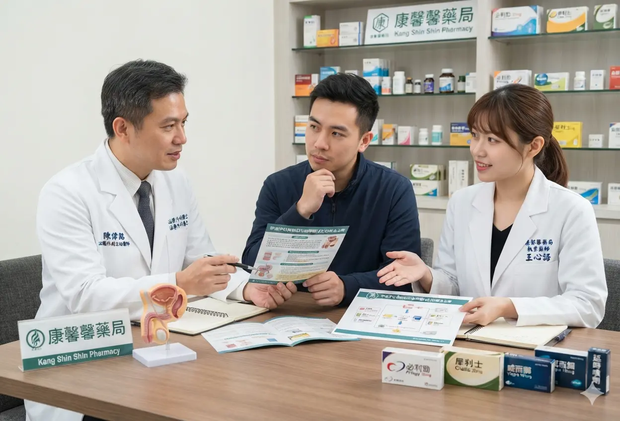 泌尿外科醫生與康馨馨藥局執業藥師為患者解答早洩PE與勃起功能障礙ED混合型用藥問題