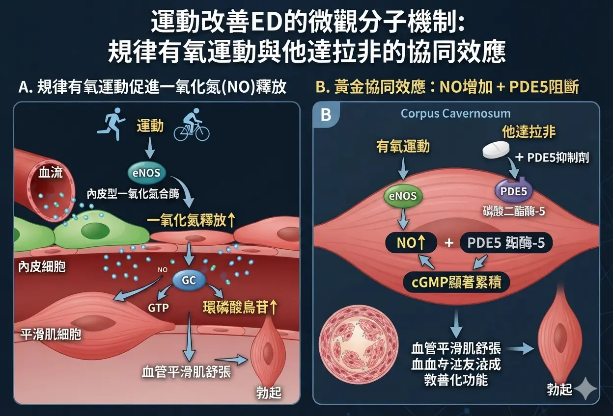 運動是否能改善犀利士ED的微觀分子機製